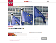 Tablet Screenshot of nissan-bank.de